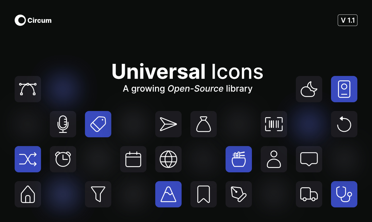 Circum Icons - Icon library for Designers and Developers